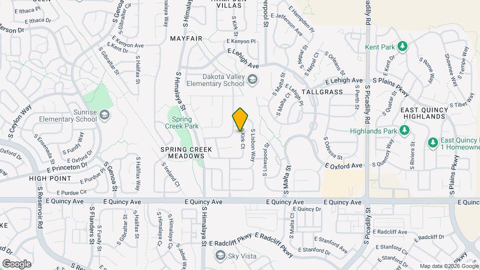 4057 S Kirk Ct Mapa y Detalles de la Ubicación