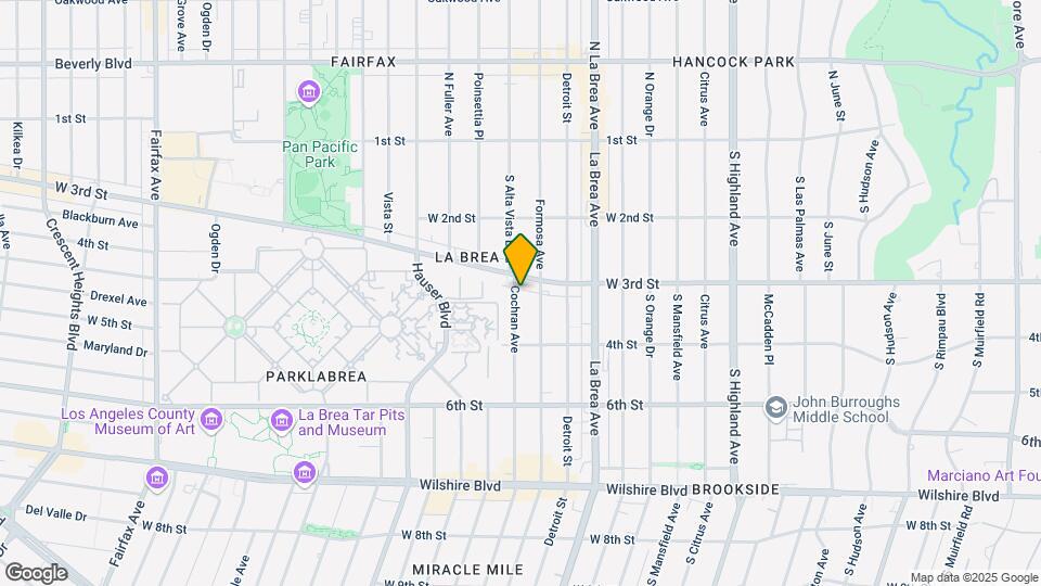 316 S Cochran Ave Mapa y Detalles de la Ubicación