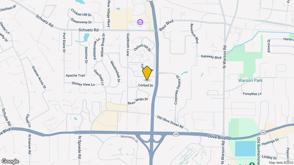 10361 Corbeil Dr Map and Location Details