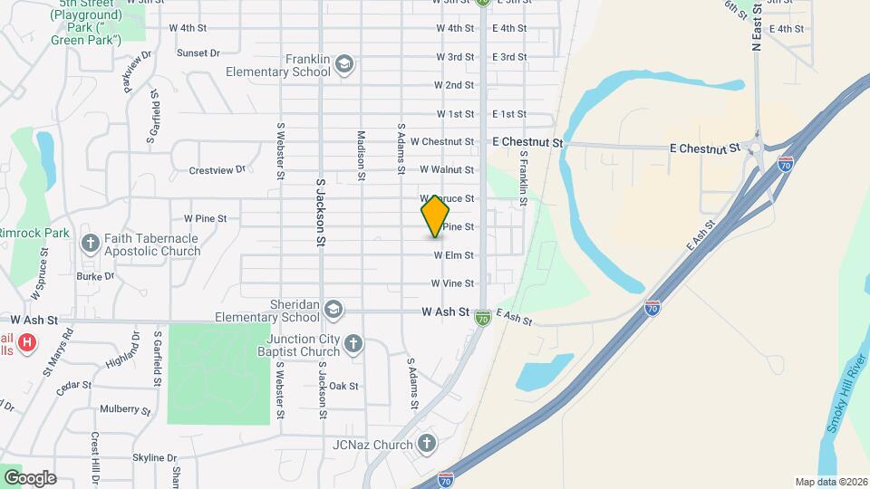 518 S Jefferson St Map and Location Details