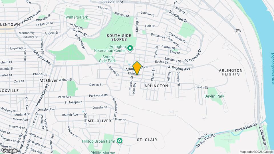 2321 Spring St Map and Location Details