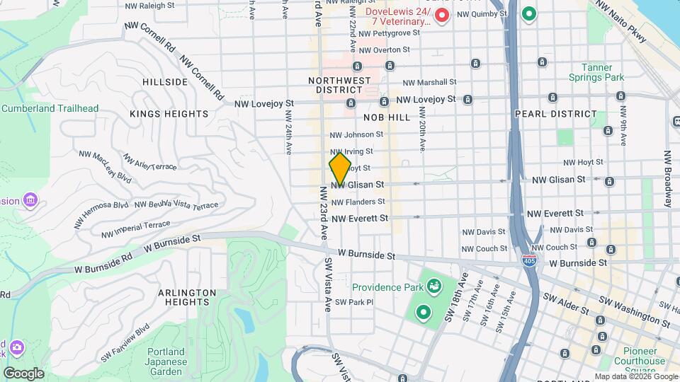 2246 & 2248 NW Glisan St., Unit 2248 Mapa y Detalles de la Ubicación