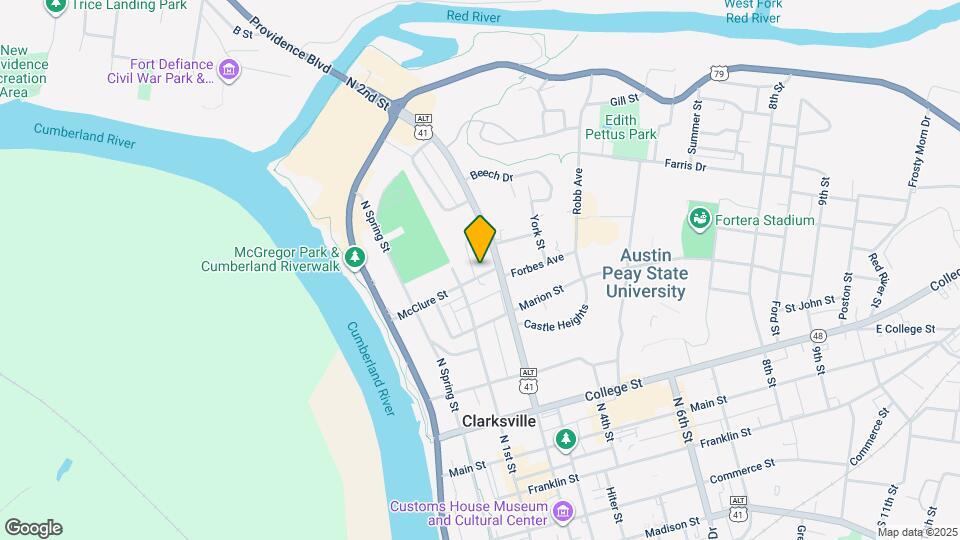 607 Anderson Dr Map and Location Details