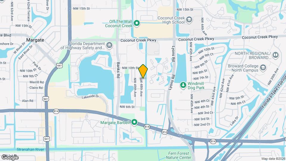 840 NW 48th Ave Map and Location Details