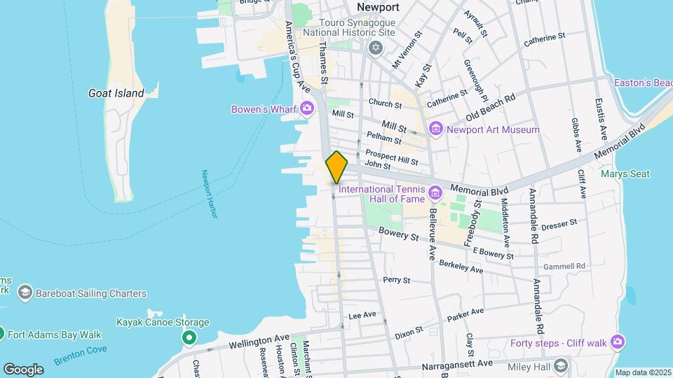 374 Thames St Map and Location Details
