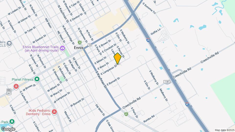 603 E Lampasas St Map and Location Details