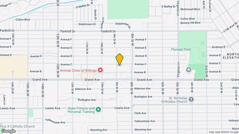 838 Avenue C Map and Location Details