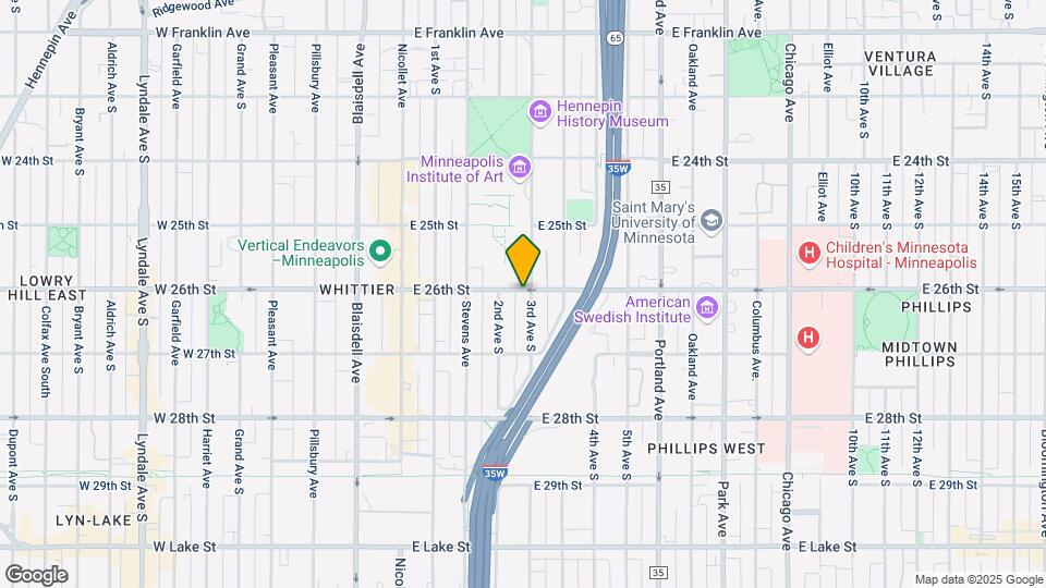2600 3rd Ave S Map and Location Details