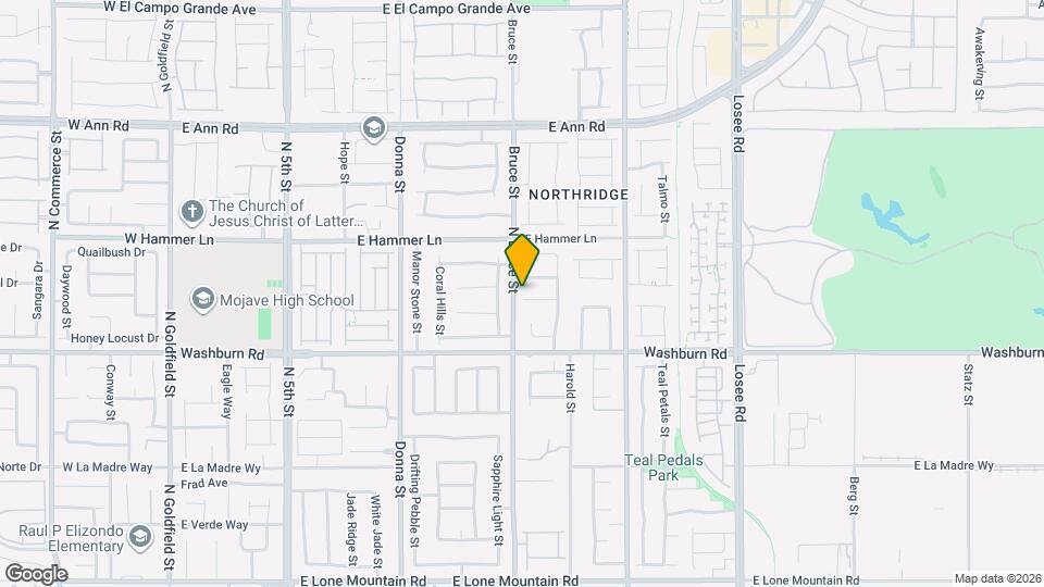 1404 Laughing Larkspur Ave Map and Location Details