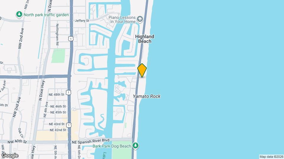 4605 S Ocean Blvd Map and Location Details