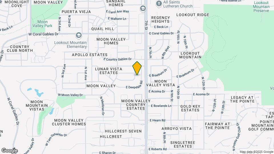 601 E Forest Hills Dr Map and Location Details