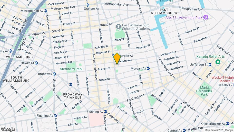217 Boerum St Map and Location Details