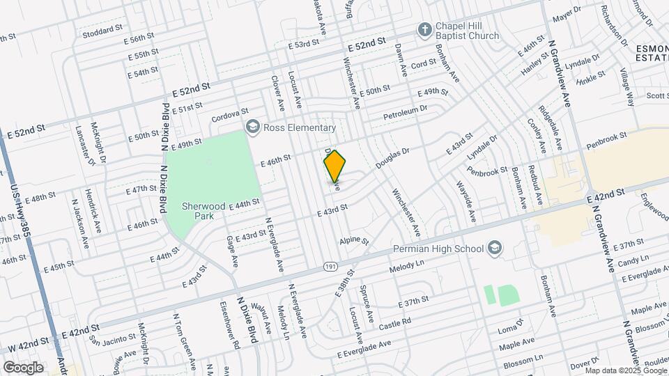 1505 Douglas Dr Map and Location Details