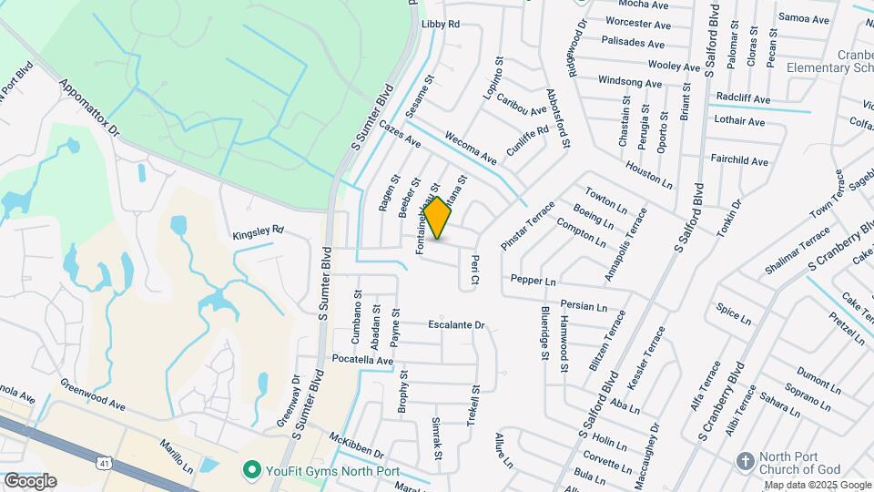 4523 Aladdin Ave Mapa y Detalles de la Ubicación