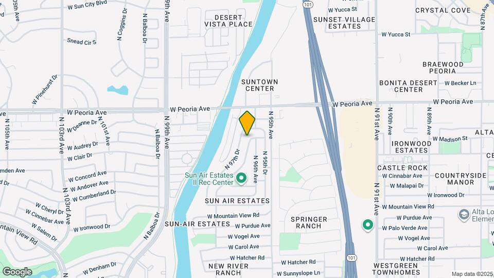 10312 N 97th Ave Map and Location Details