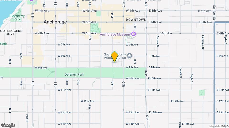 835 D St Map and Location Details