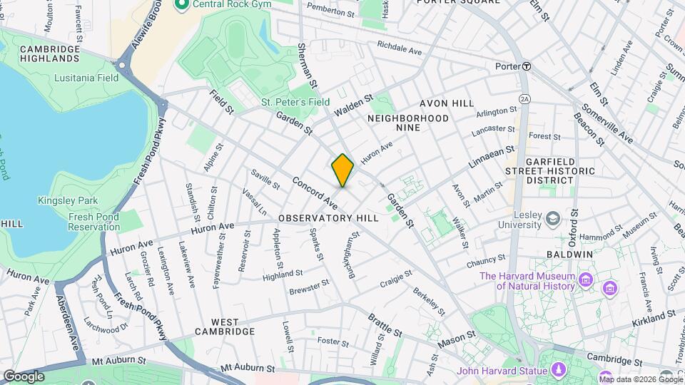 136 Huron Ave Map and Location Details