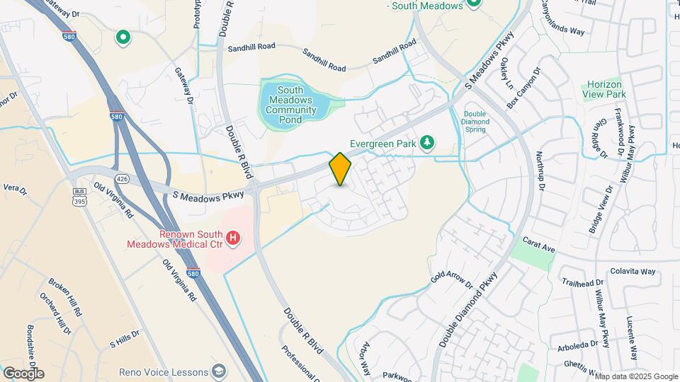 900 S Meadows Pkwy Map and Location Details