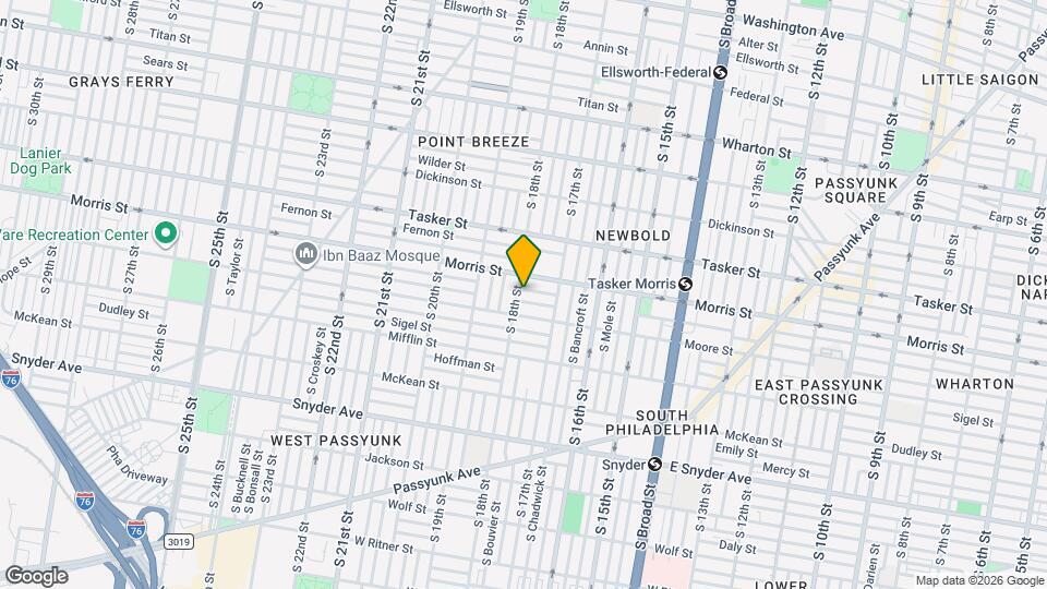 1719 S 18th St Map and Location Details