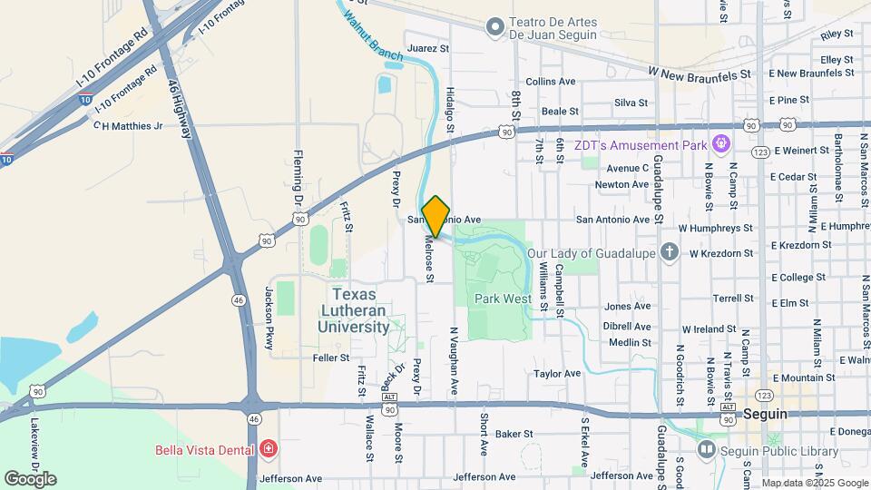 629 Melrose St Map and Location Details