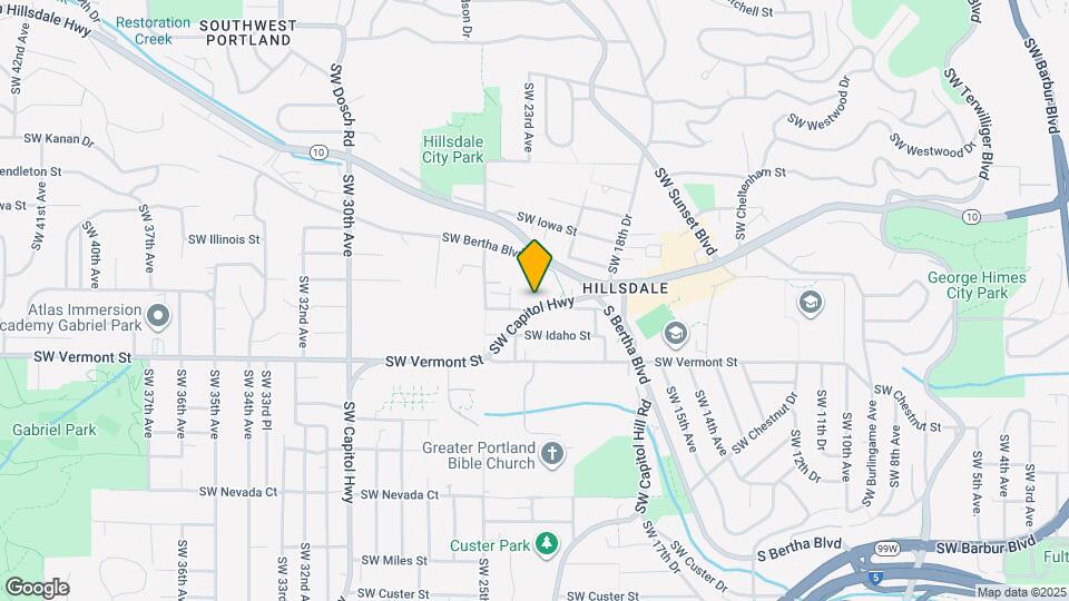 6485 SW Capitol Hwy Map and Location Details