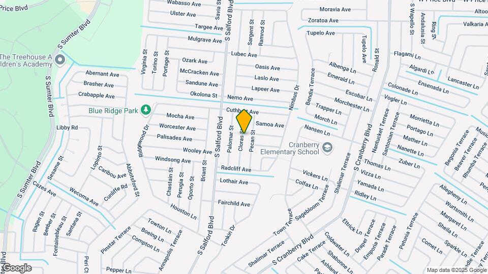 2424 Cloras St Mapa y Detalles de la Ubicación