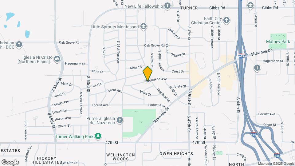 4909 Woodend Ave Map and Location Details