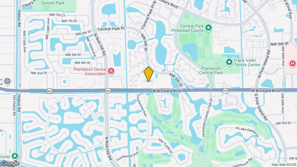 134 NW 98th Terrace Map and Location Details