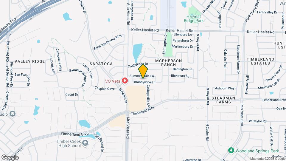 3805 Brandywine Ln Map and Location Details