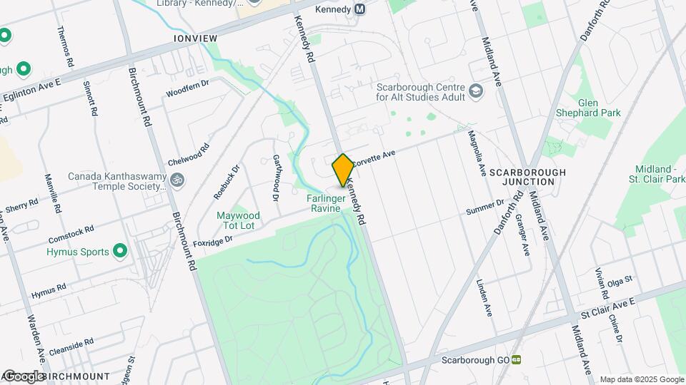 640 Kennedy Rd Map and Location Details