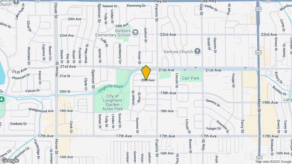 1701 20th Ave Map and Location Details