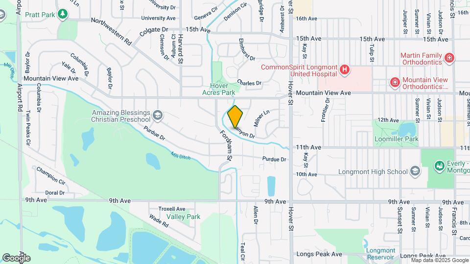 2525 Lanyon Dr Map and Location Details
