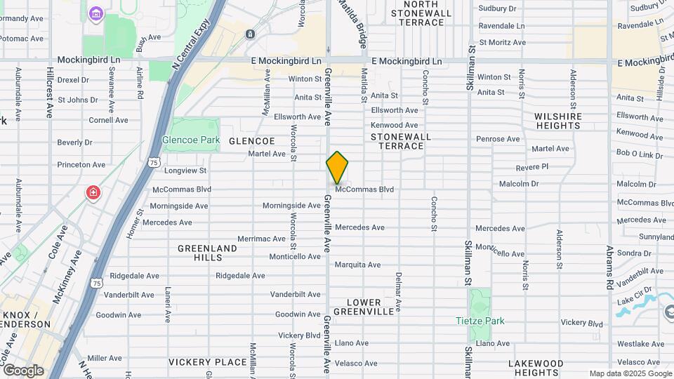 5718 McCommas Blvd Map and Location Details