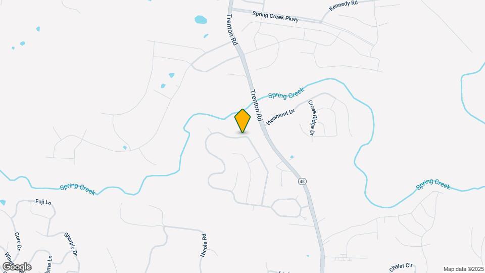 652 Winding Bluff Way Map and Location Details