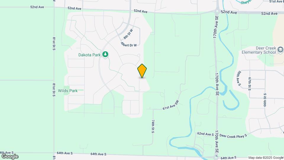 5856 Deb Dr W Map and Location Details