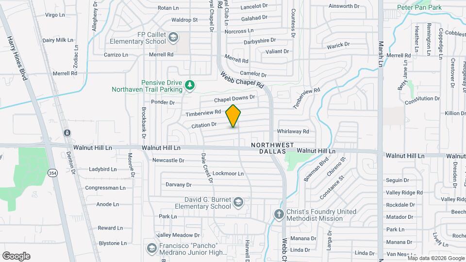 3163 Whirlaway Rd Map and Location Details