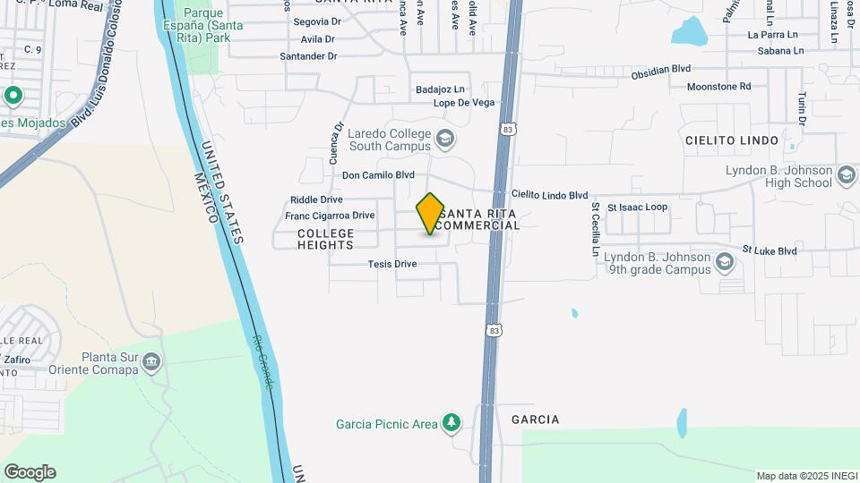 1622 Bilbao Drive Map and Location Details