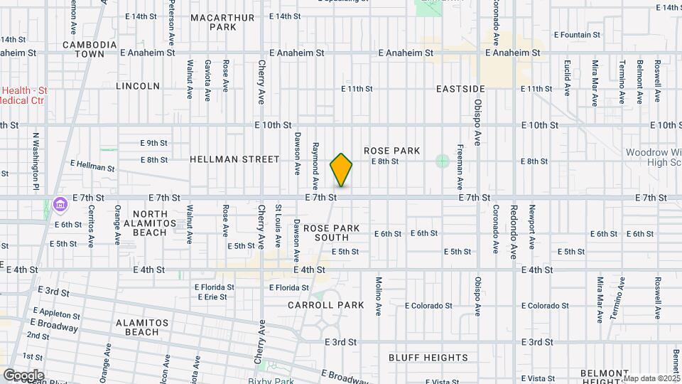 2415 E 7th St Map and Location Details
