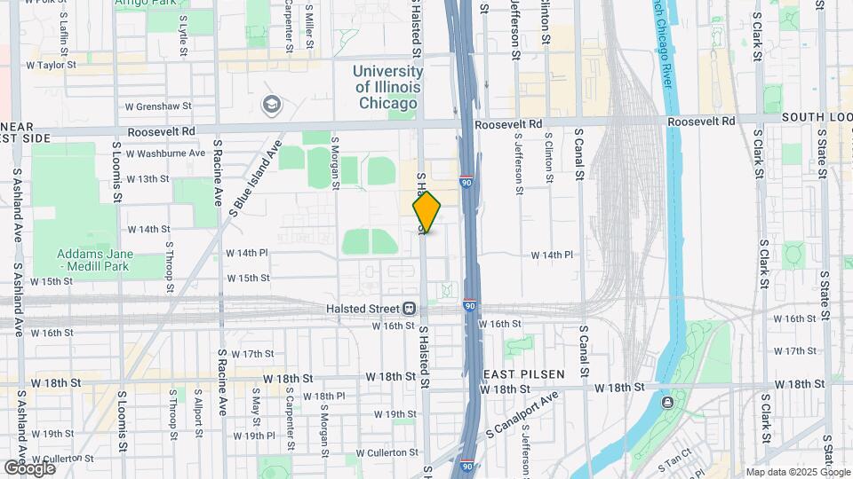 1421 S Halsted St, Unit 2A Mapa y Detalles de la Ubicación