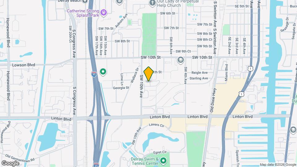 The Groves of Delray Mapa y Detalles de la Ubicación