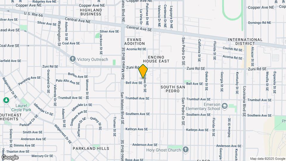 541-545 Palomas SE Map and Location Details
