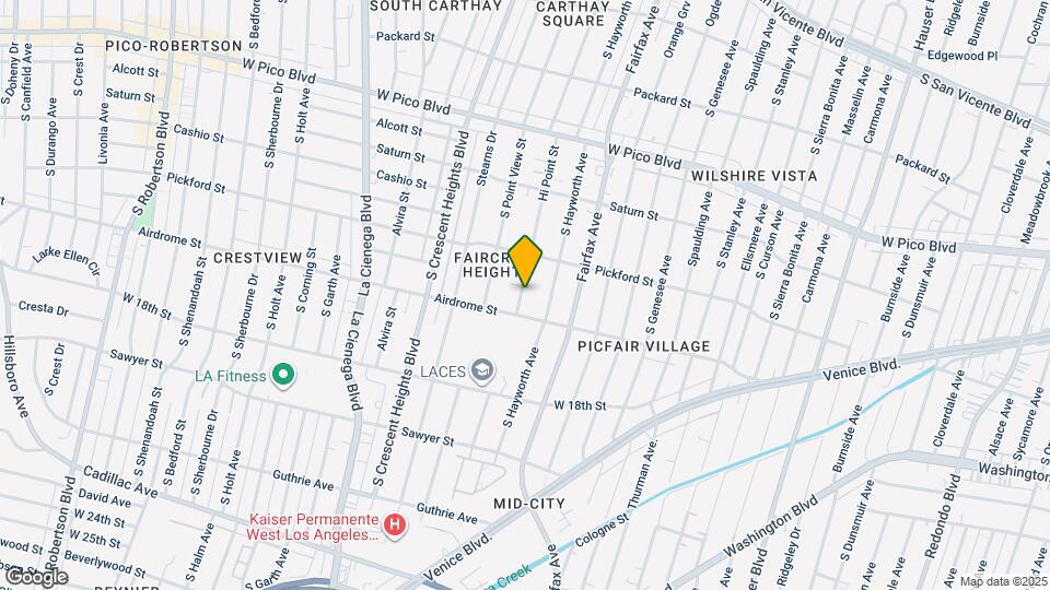 1644 Hi Point St Map and Location Details