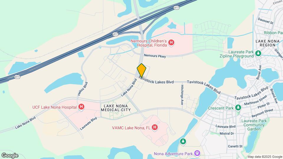 Lake Nona Pixon Mapa y Detalles de la Ubicación