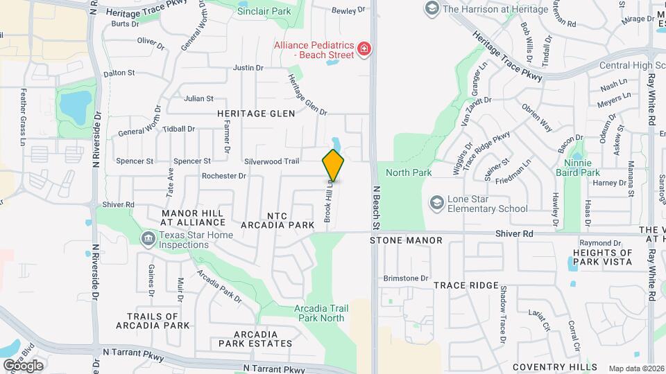 9020 Brook Hill Ln Map and Location Details