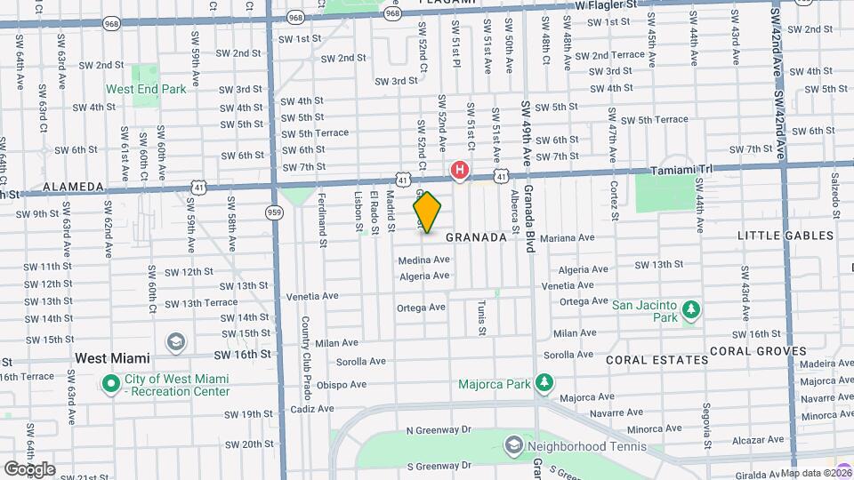 1015 Genoa St Map and Location Details