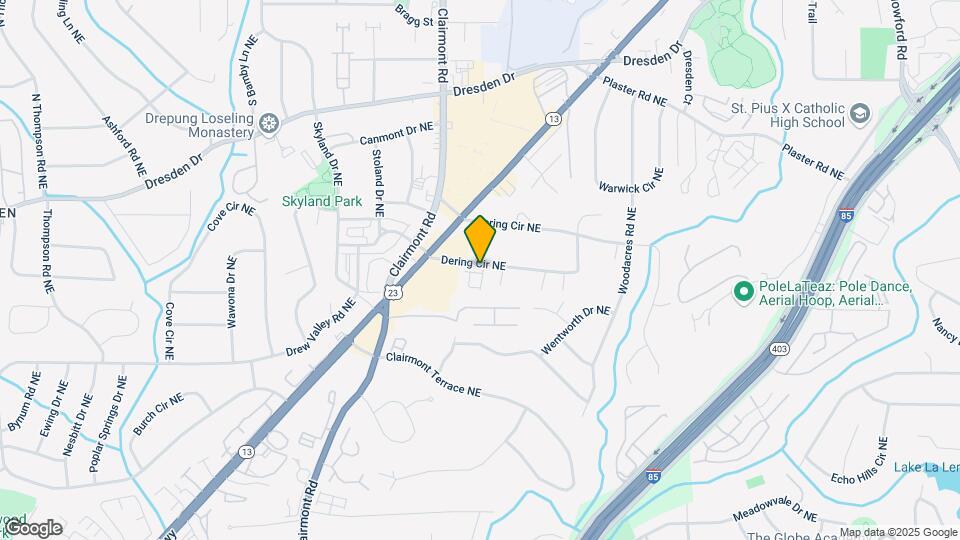 1962 Bainbridge Ln Map and Location Details