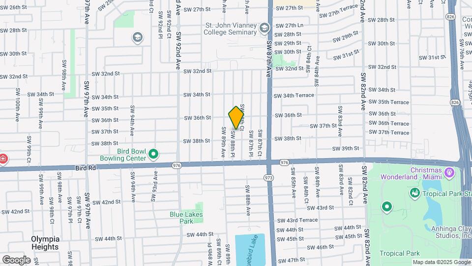 3721 SW 88th Pl Map and Location Details