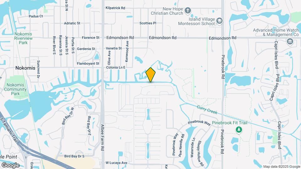 1246 N Indies Cir Map and Location Details