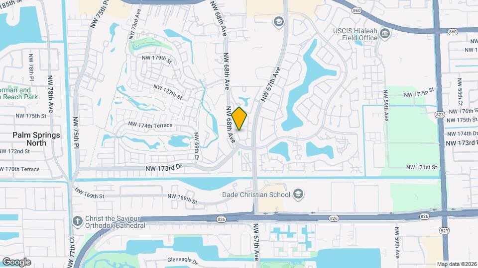 17425 NW 67th Pl Map and Location Details