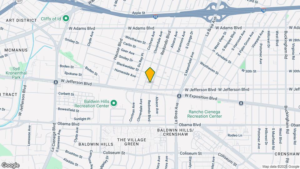 2933 S Redondo Blvd Map and Location Details